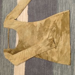 Sinew Moon low back braided tunic